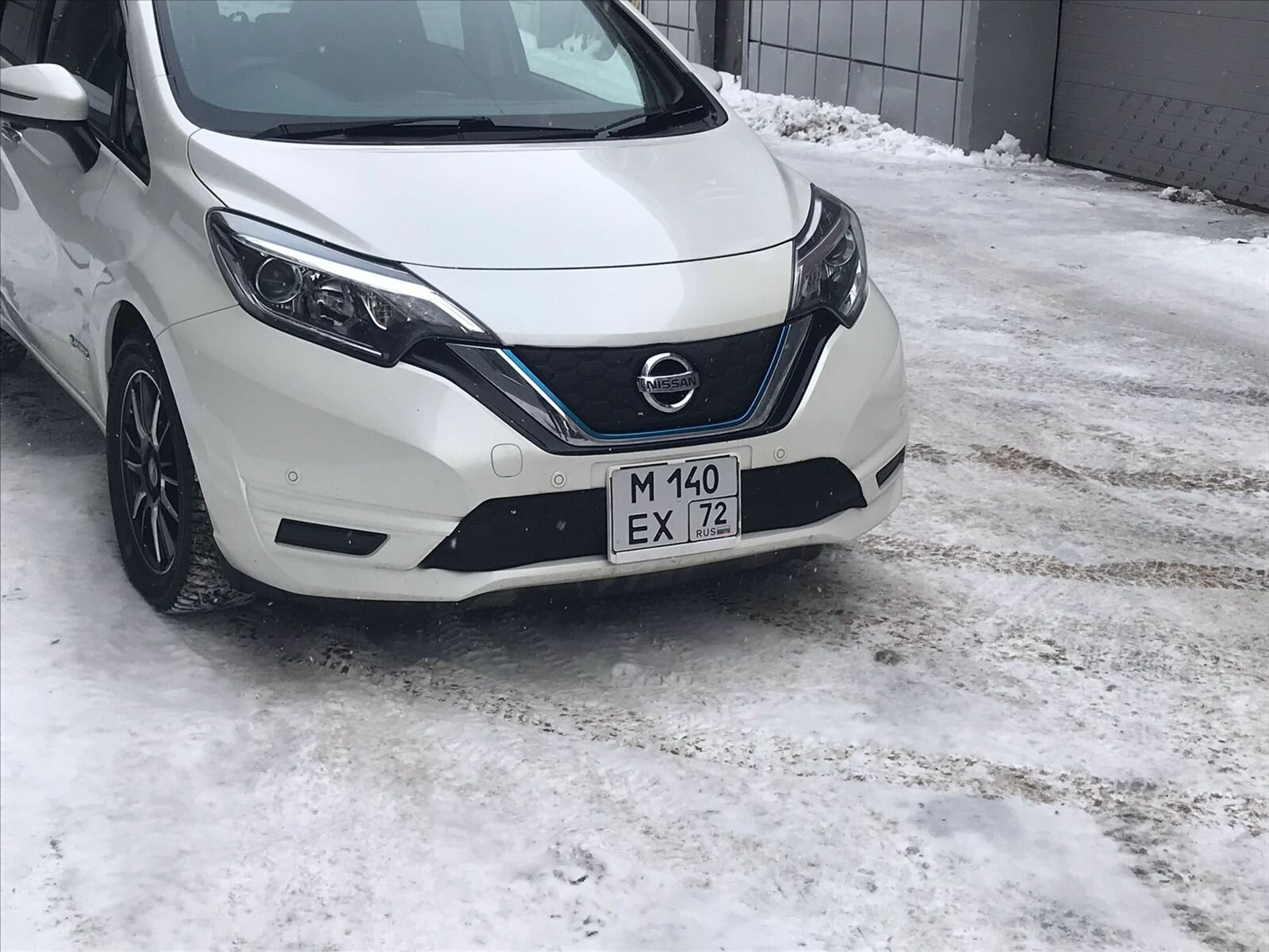 Утеплитель радиатора и бампера для Nissan Note 2016 -2020 II Рестайлинг