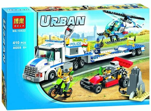 Конструктор перевозчик вертолёта серия URBAN 410 деталей DK TOYS 10422