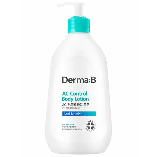 фото Осветляющий лосьон для тела с кислотами derma: b ac control body lotion 400 мл derma:b