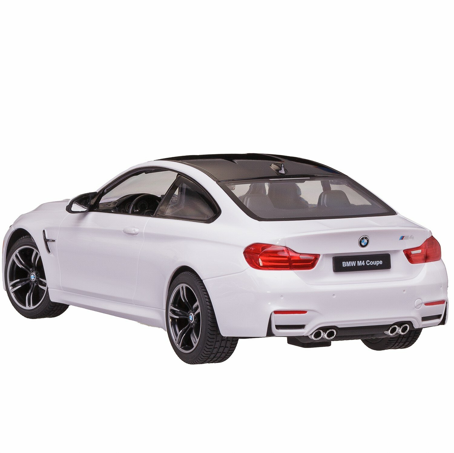 Машина р у 1:14 BMW M4 Coupe, цвет белый, светящиеся фары 70900W