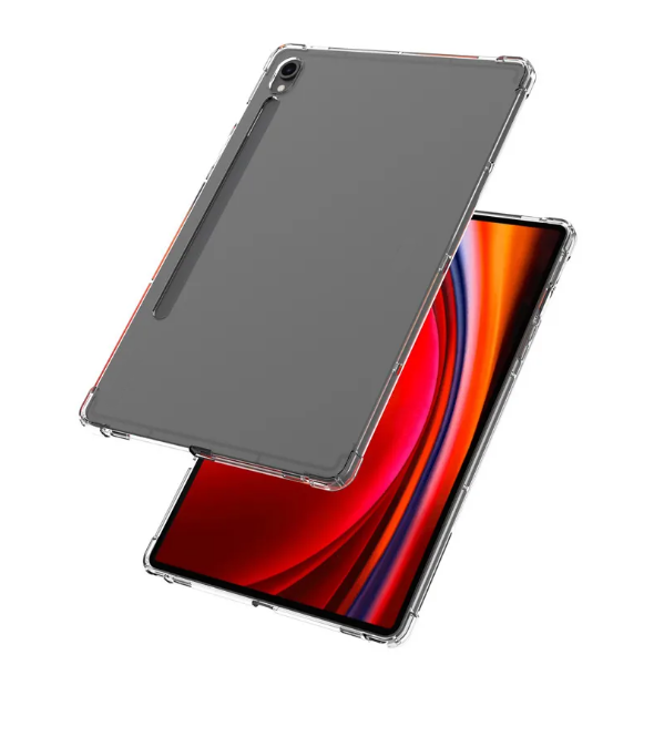 Чехол накладка противоударный для планшета Samsung Galaxy Tab S7, S8, S9, S9 FE (11") прозрачный — фото 1