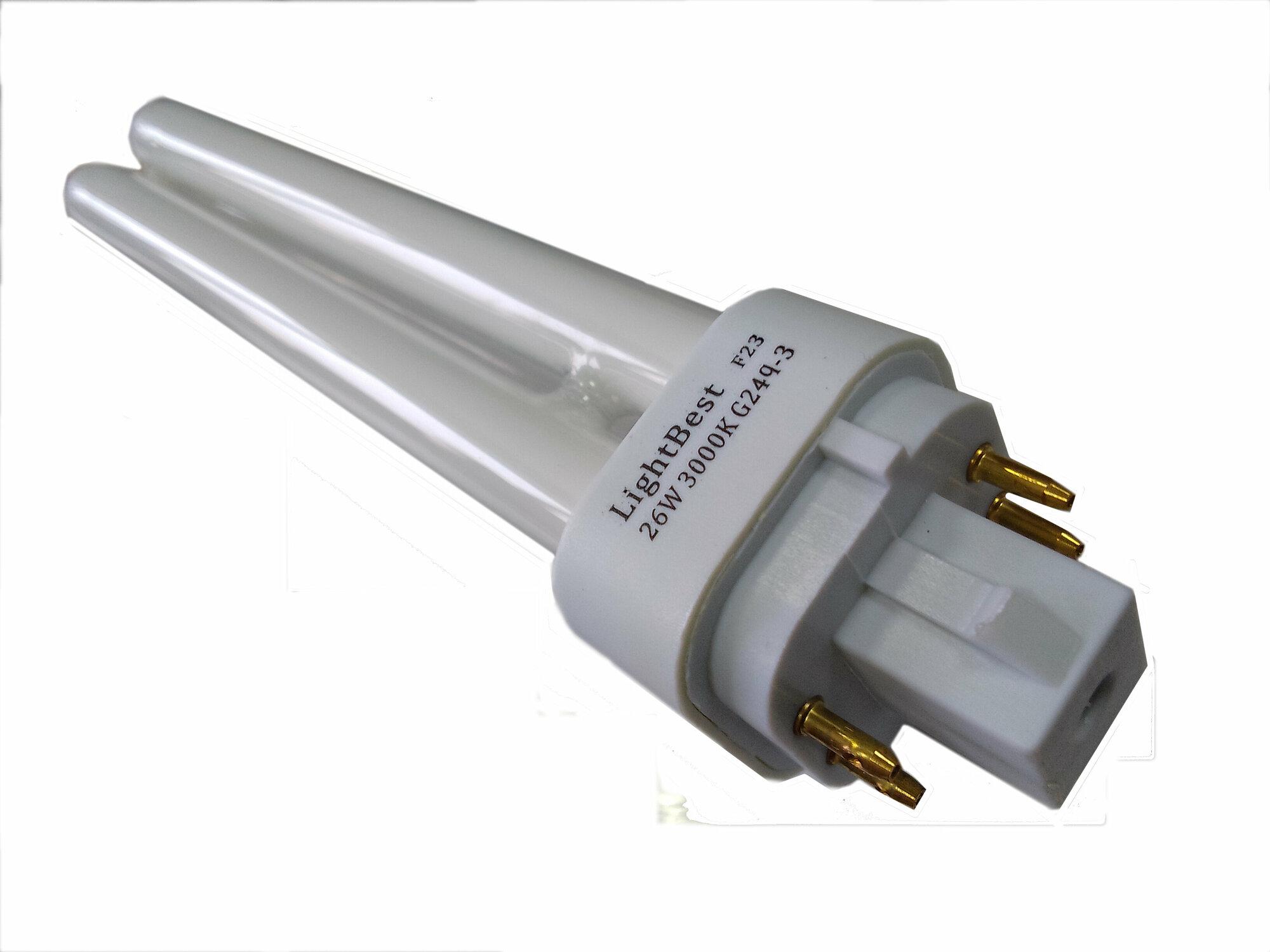 Лампа люминесцентная LightBest LBL D/E 71008 26W 3000K G24q-3 (Dulux D/E 26W/31-830 G24q-3) 701071008