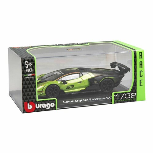 Машинка BBurago Lamborghini Essenza SCV12 1:32 18-41161 машина каталка lamborghini essenza scv12 оранжевый звук pt660