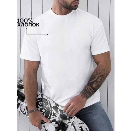 фото Футболка, размер 54, белый barhatiglam