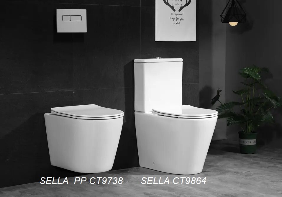 Унитаз-компакт Ceruttispa Sella GW с микролифтом - фото №7