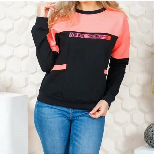 фото Толстовка иса-текс, размер 54, розовый