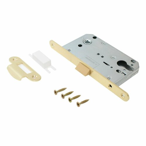 Врезной замок для межкомнатных дверей без личинки матовое золото аллюр АРТ 5300-P SB 469₽
