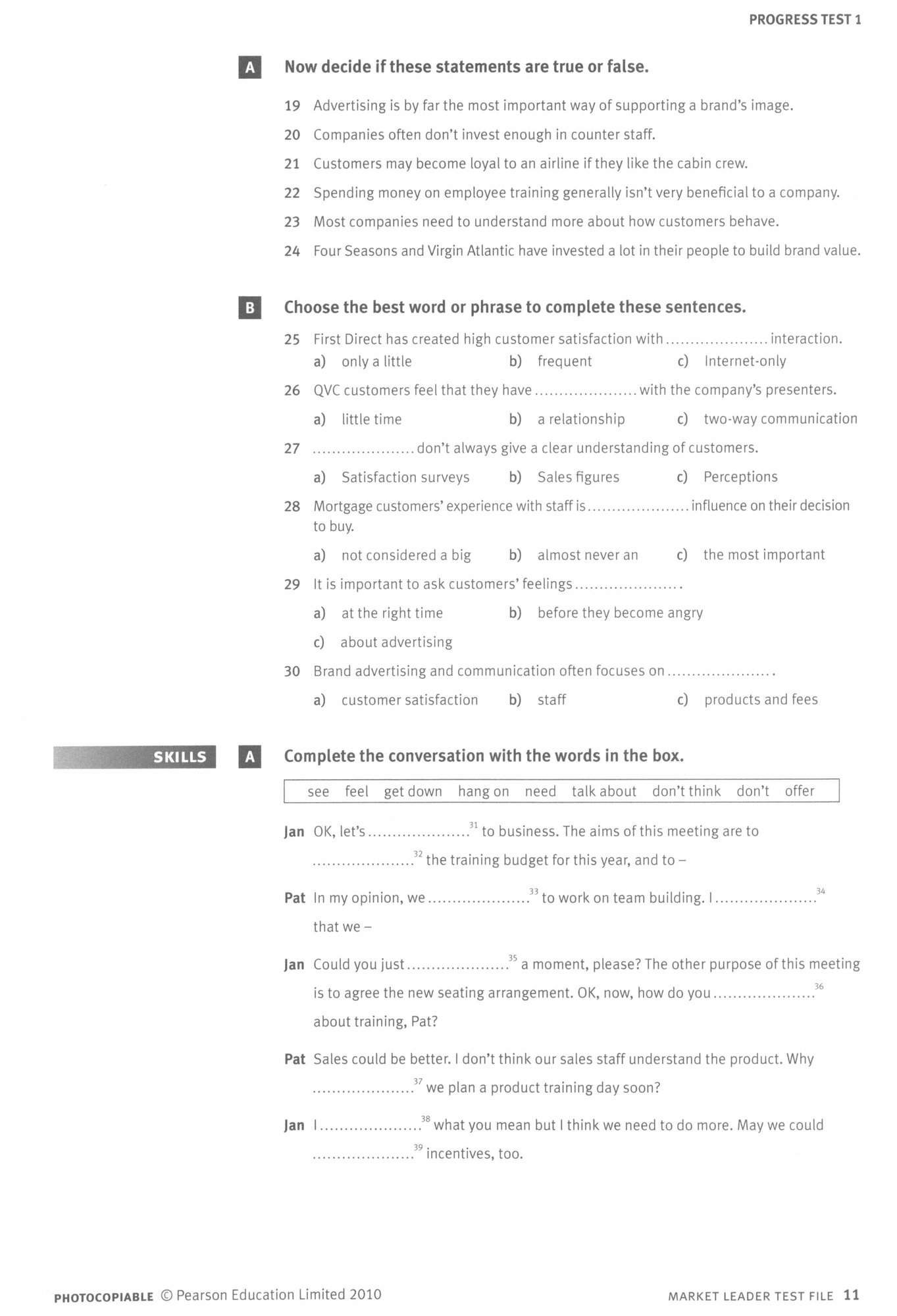 Market Leader 3ed Interm Test File - фото №2