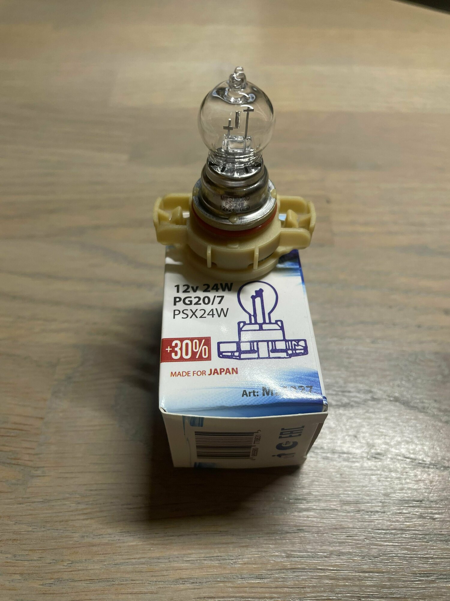 Галогенная лампа Mitsumoro PSX24W 12V 24W +30%