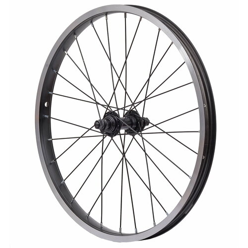 фото Колесо велосипедное 20" переднее в сборе, v-brake, гайки rush hour