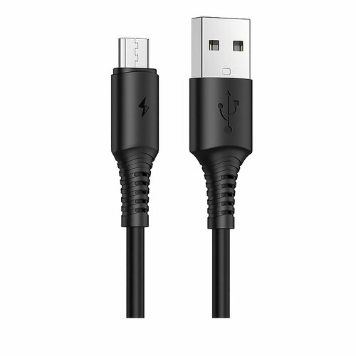 Дата-кабель USB универсальный MicroUSB Borofone BX47 черный