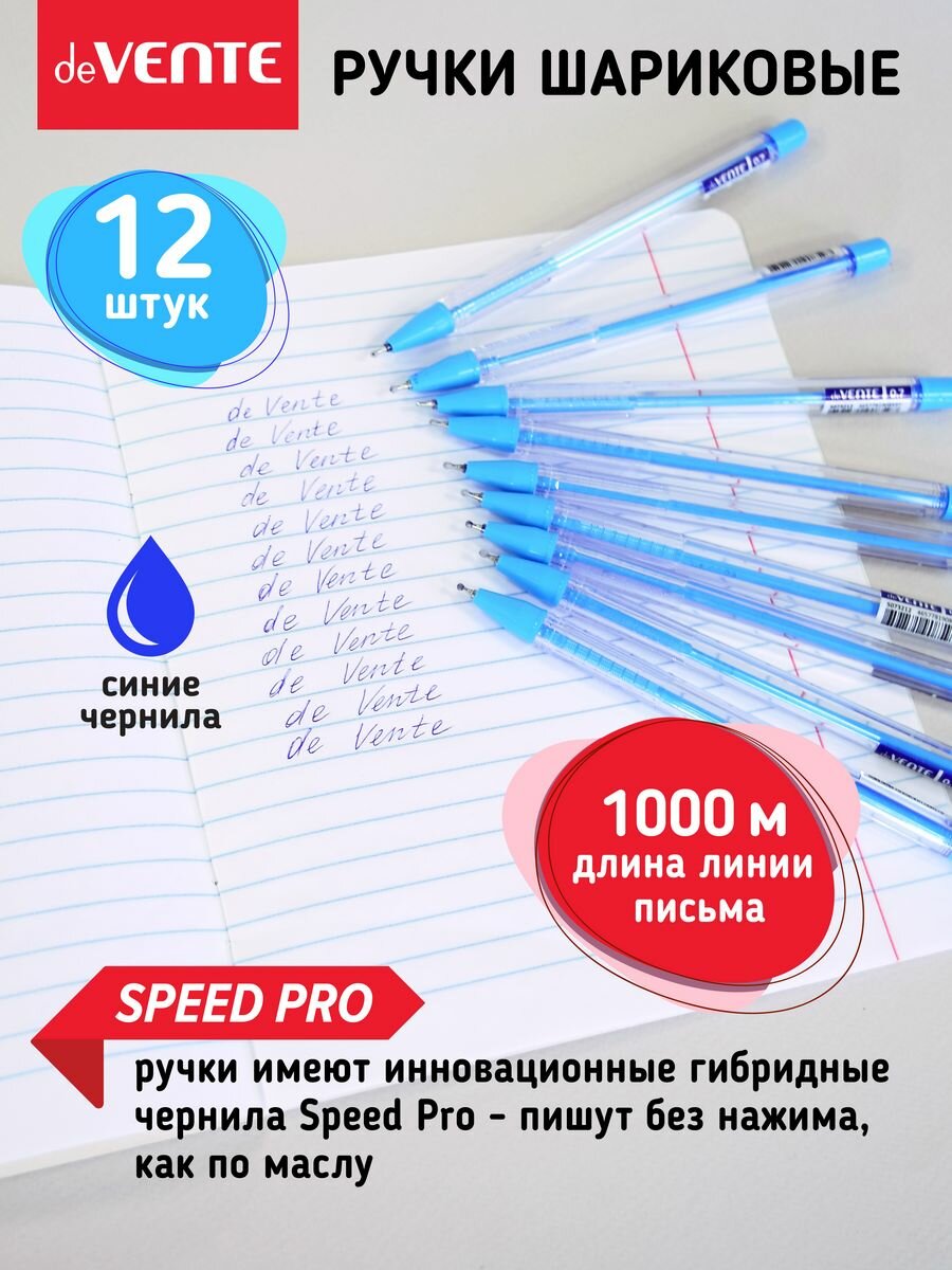 Ручки шариковые синие эстетичные красивые канцелярские