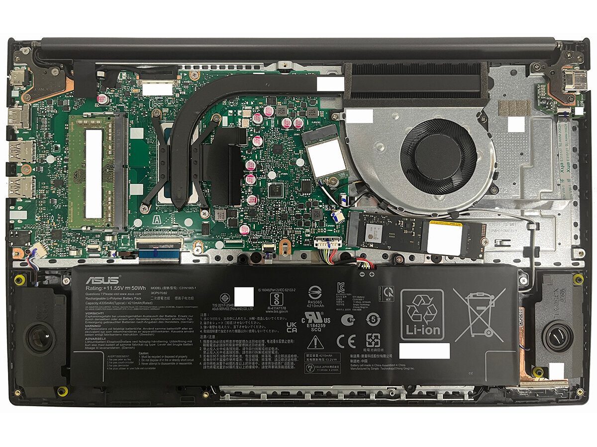 Ноутбук ASUS VivoBook 15X K3504VA-BQ527 90NB10A2-M00MB0 (15.6", Core i5 1335U, 16Gb/ SSD 1024Gb, Iris Xe Graphics eligible) Серебристый - фото №6