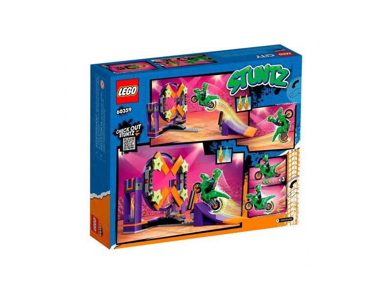 Конструктор LEGO City 60359 Испытание каскадеров с трамплином и кольцом — фото 13