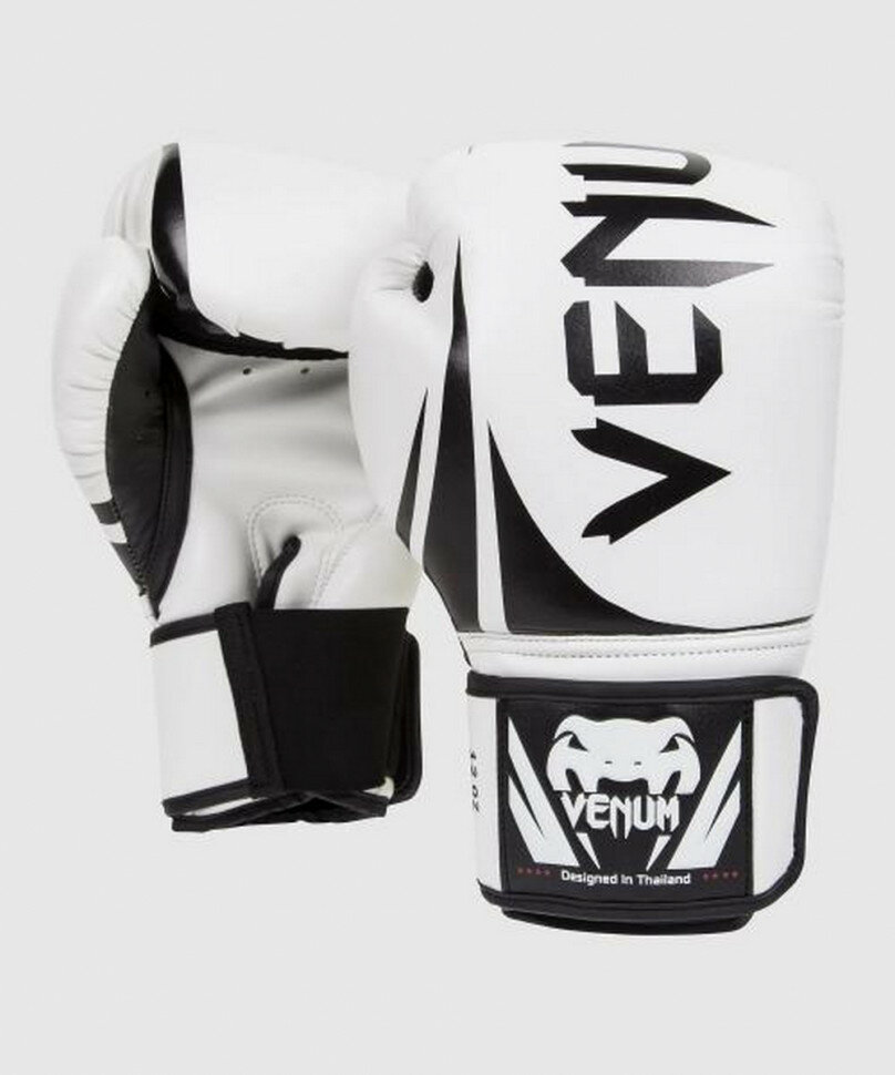 Боксерские перчатки Venum Challenger 2.0 8oz белый, черный