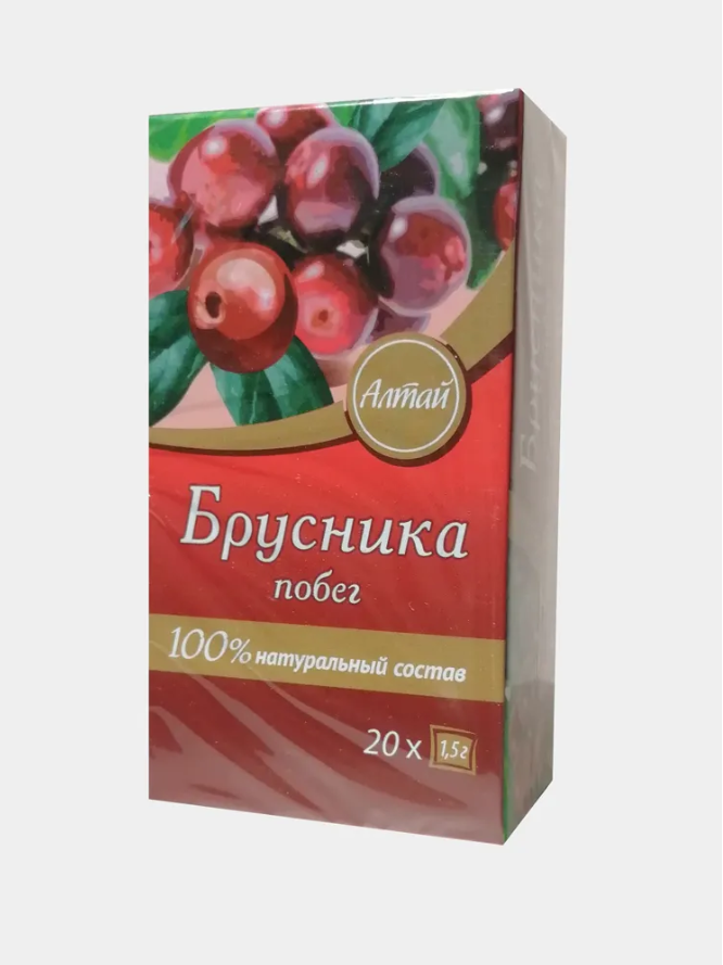 Брусника обыкновенная побеги 15гр*20 фильтр-пакетов кима (Vaccinium vitis idaeaе L.)