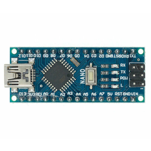 Arduino Nano v3.0(ATMEGA328P) c распайкой mini usb ch340 nano 3 0 atmega328p controller board compatible for arduino nano ch340c usb driver nano v3 0 atmega328