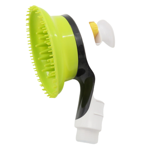 Щетка лейка-душ для животных с массажным эффектом (салатовый)
