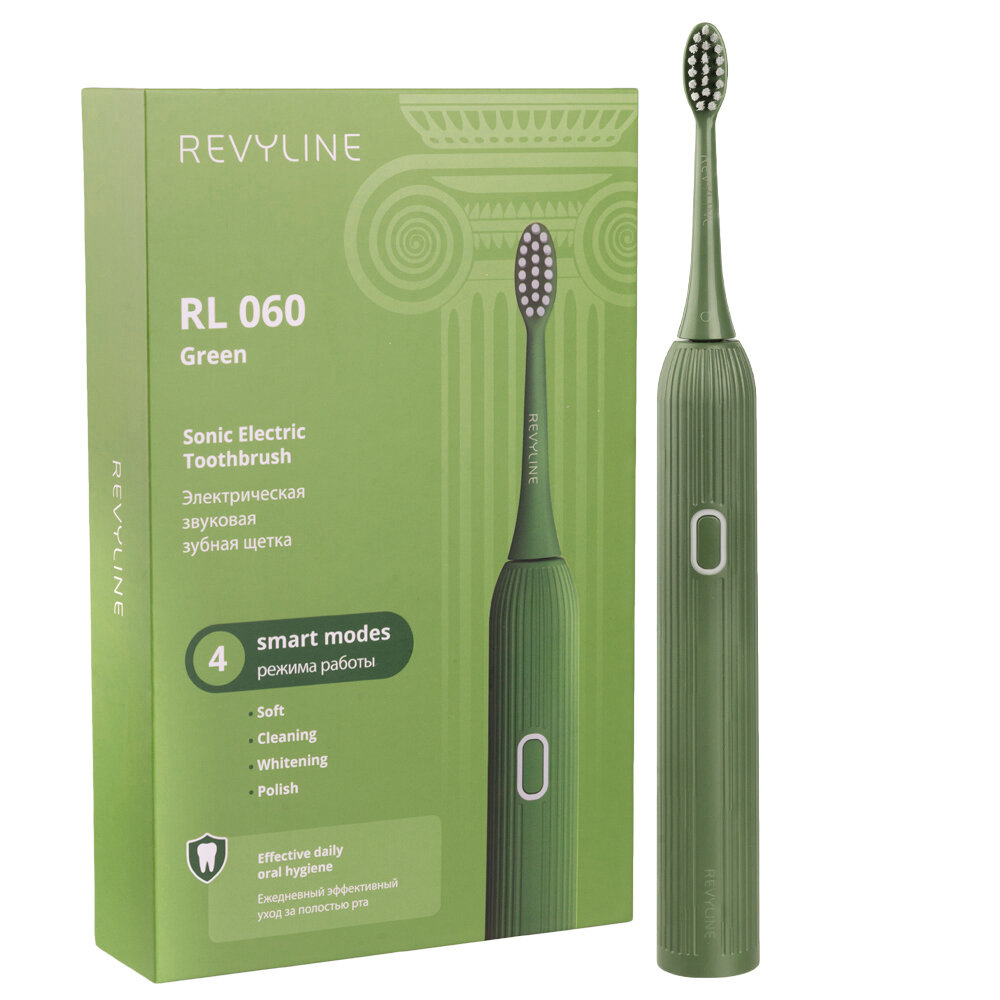 Электрическая звуковая щетка Revyline RL 060, зеленая