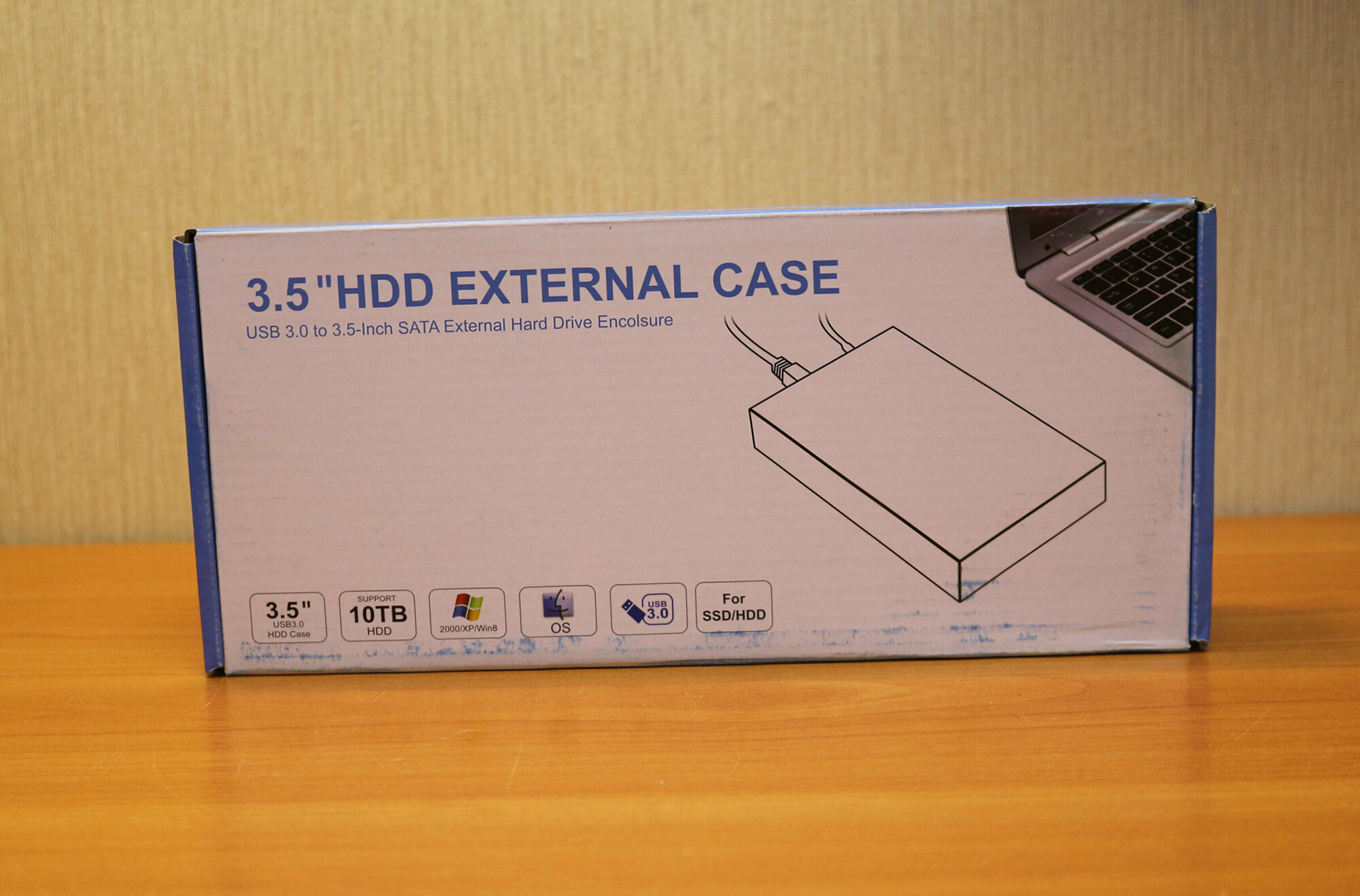 Внешний корпус для жёстких дисков HDD/SSD 25-35"