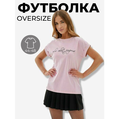 фото Футболка размер 44-48, розовый нет бренда