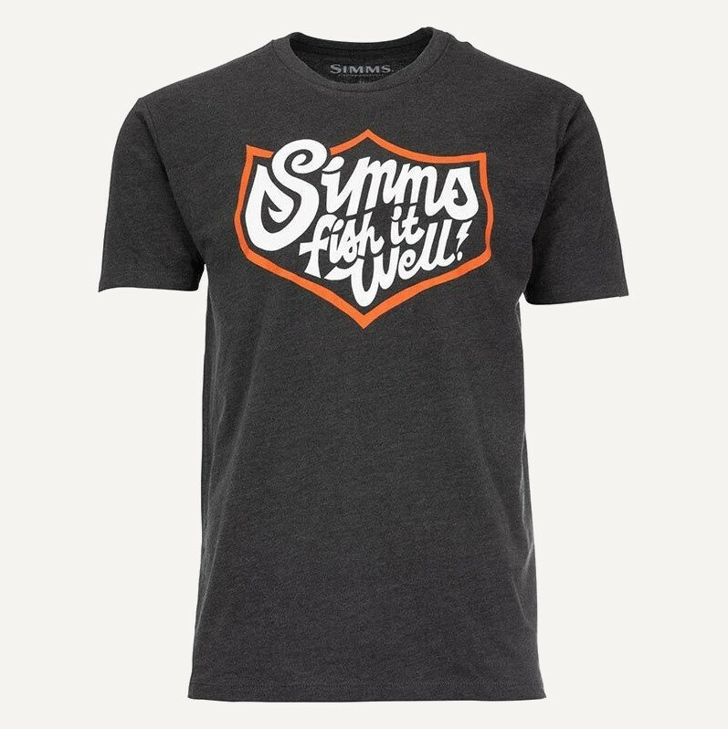 Футболка Simms, размер XL (54), charcoal heather