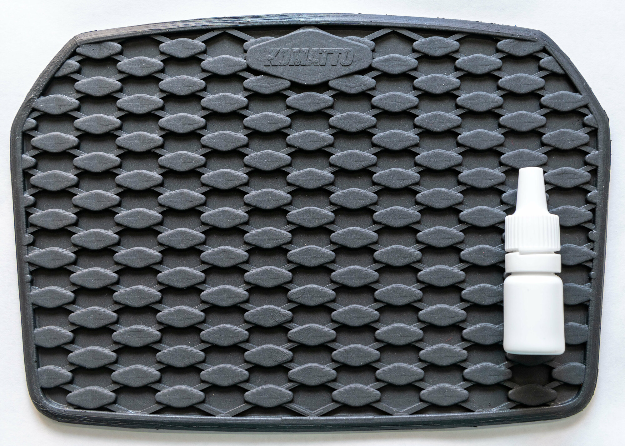 фото Подпятник для водительского ковра. Ремкомплект. Клей в комплекте. Черный.