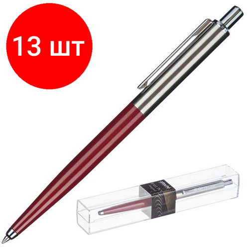 Комплект 13 штук, Ручка шариковая автоматическая Attache Selection Original 0.5борд. корп синя ручка шариковая 1 шт attache selection spring корп розовое золото ст