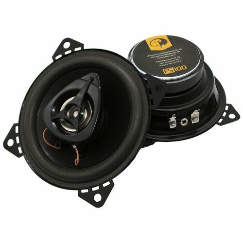 Динамики коаксиальные двухполосные 60 Вт 10 см 2 шт PHANTOM FS-100 207400₽