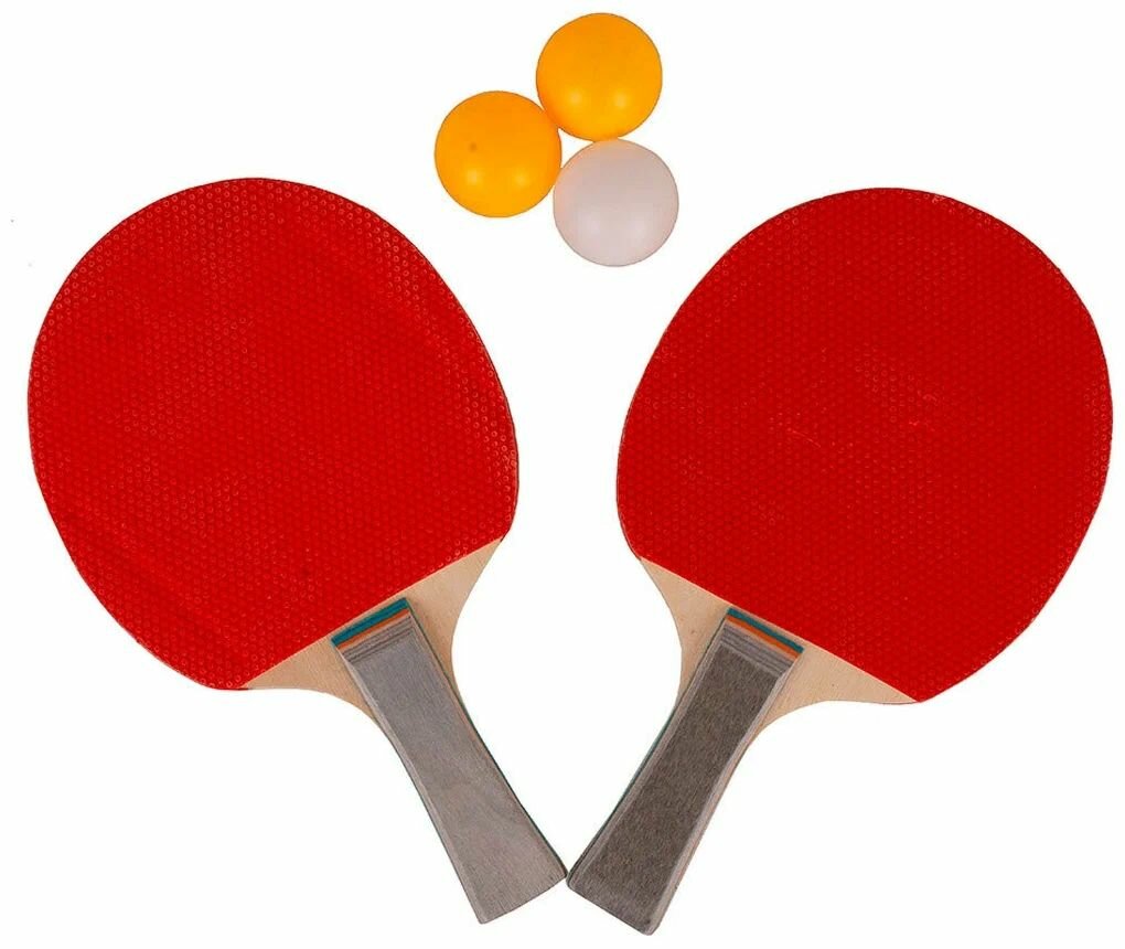 Набор для настольного тенниса, две ракетки + 3 мяча, F30864/Настольные спортивные игры/Спорт инвентарь