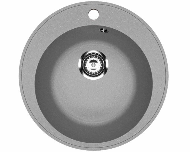 Мойка Suragran Standart ST-4700 GR (круглая D475мм) Светло-серый