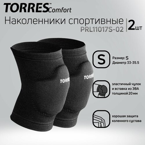 фото Наколенники torres, comfort prl11017, s, черный