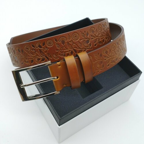 фото Ремень william morris, размер 42-44, коричневый