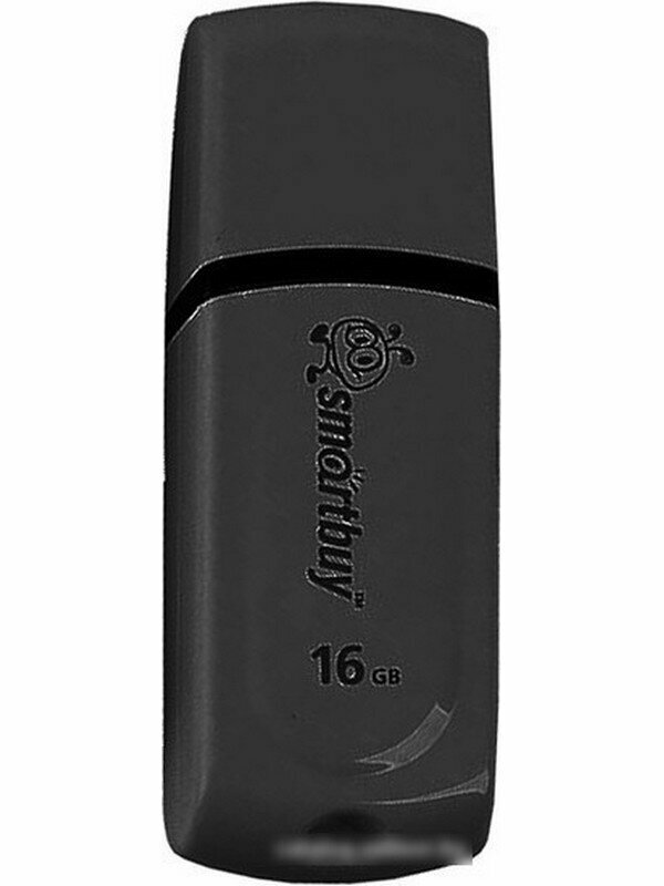 Флеш диск Smartbuy Paean 16Gb Black (SB16GBPN-K)