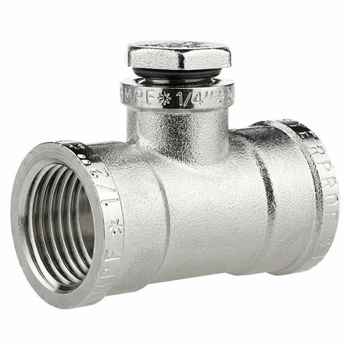 Тройник под манометр MPF 12 х14 х12 ВНВНВН латунь резьба 1551₽