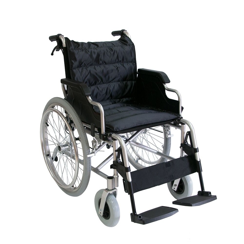 Кресло коляска инвалидная с пневматическими задними колесами FS908LJ-41 Мега-Оптим