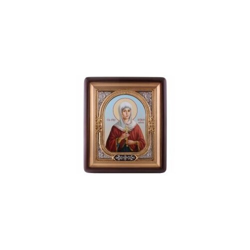 Икона в киоте 18*24 фигурный, фото, рамка частично золоченая ( Александра) #54198