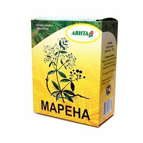 Марена корень "Авита" 50 г при мочекаменной болезни при остеохондрозе