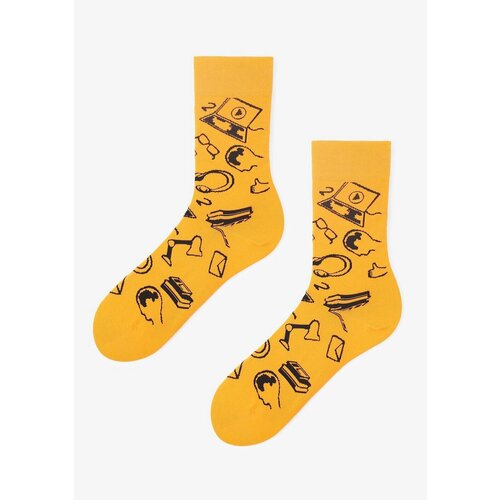 Носки Marilyn, размер 41/45, желтый носки унисекс цветные принты