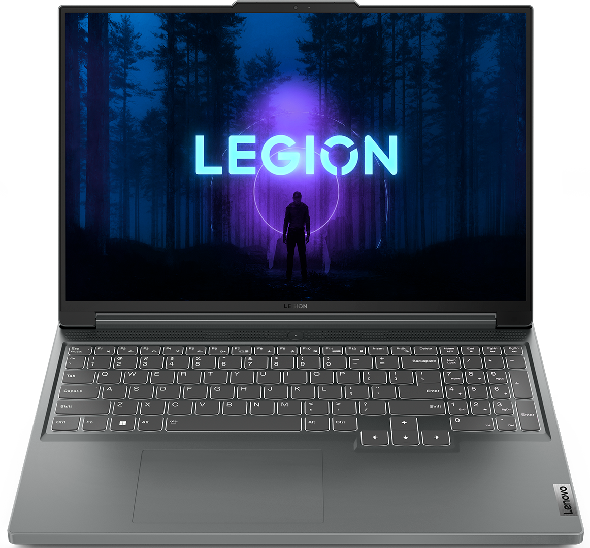 Ноутбук Lenovo Legion Slim 5 Gen 8 16" WQXGA IPS/Core i5-13500H/16GB/1TB SSD/GeForce RTX 4060 8Gb/NoOS/RUSKB/серый (82YA009PRK)