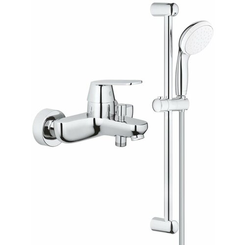 Смеситель для ванны Grohe Eurosmart Cosmopolitan 32831000 + 27924001 душевой гарнитур grohe tempesta new i 600 м 9 5 л мин 27924001