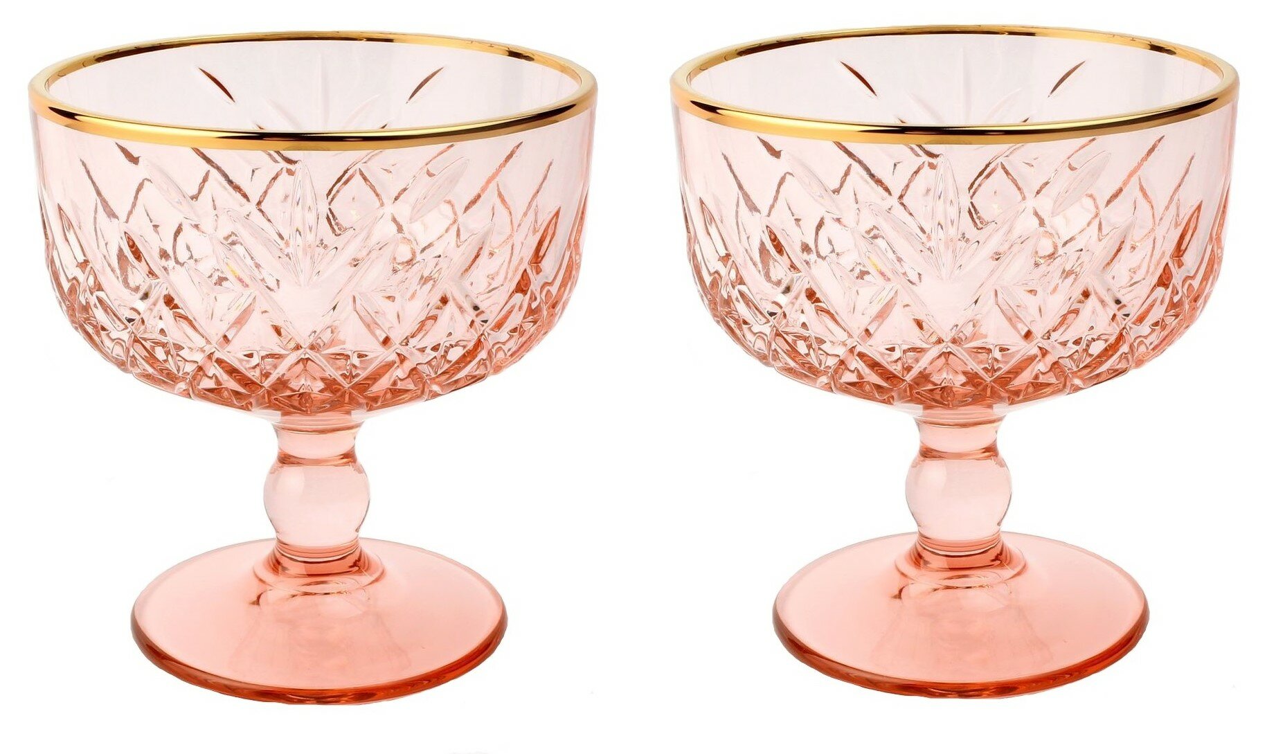 Набор 2шт креманок 275мл d9,5см h10,5см