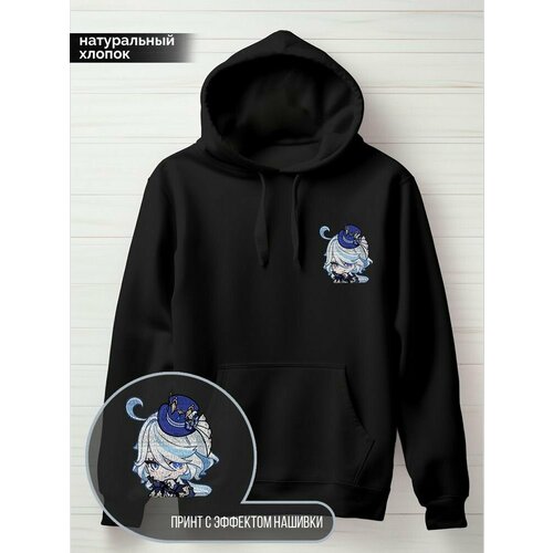 фото Худи hypnotica, размер 2xs, черный