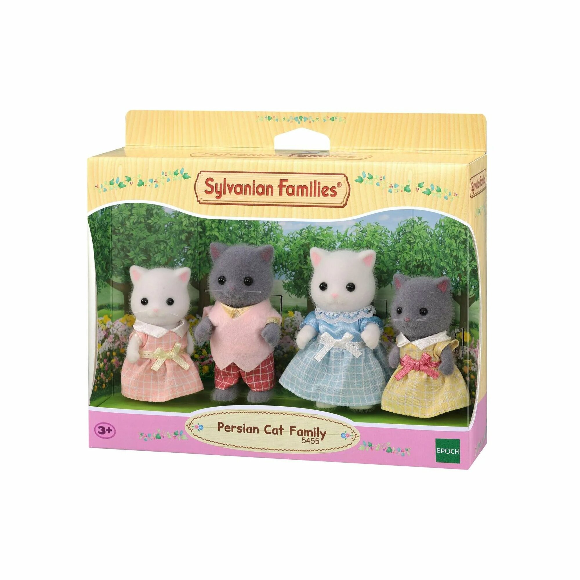 Фигурки Sylvanian Families Семья персидских котов 5455, 4 шт. - фото №10