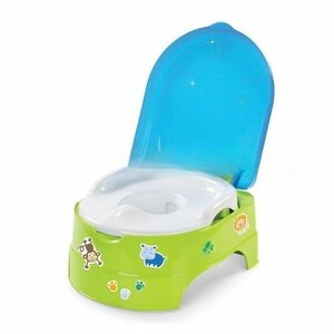 Подножка 2 в 1 My Fun Potty Салатовый/Голубой