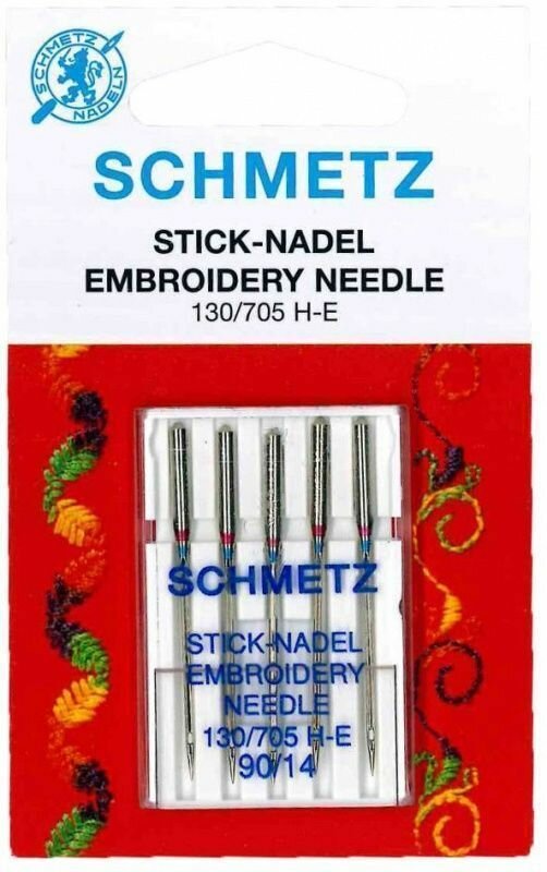 Иглы Schmetz для вышивания №90 5шт. 130/705H-E