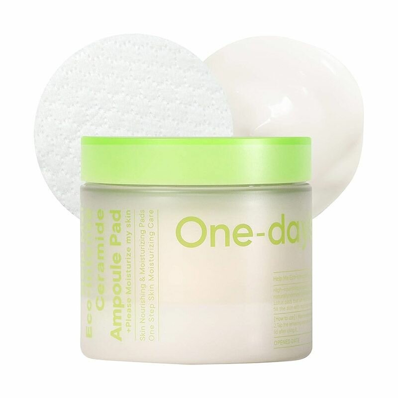 ONE-DAYS YOU Тонер-диски для лица Help Me! Eco-Intense Ceramide Ampoule Pad