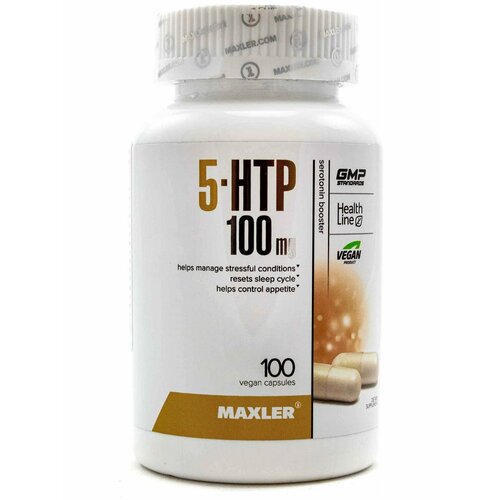 5 HTP (5 гидрокситриптофан) 100 мг, 100 капсул mrm 5 htp 100 мг 60 капсул