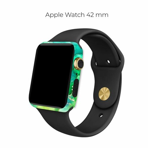 Чехол-наклейка виниловая для корпус Apple Watch 42 mm, защитная пленка для смарт-часов защитная пленка для смарт часов tpu nano glass для apple watch 42 mm чёрный 1 шт