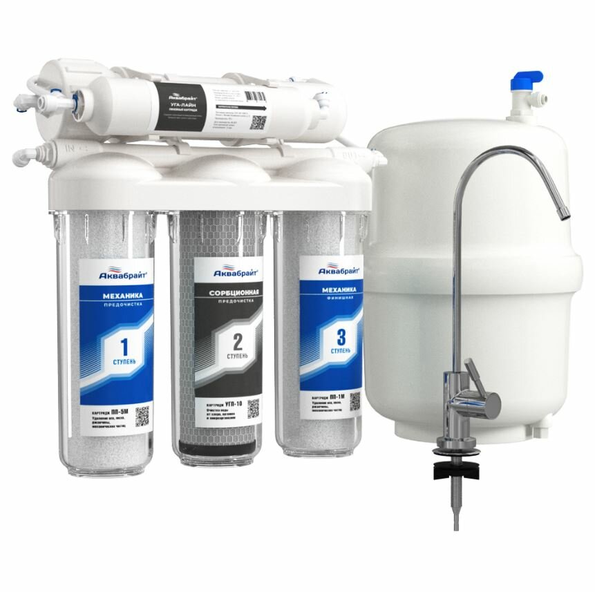 АБФ-ОСМО-5 промо система очистки воды обратного осмоса под кухонную мойку
